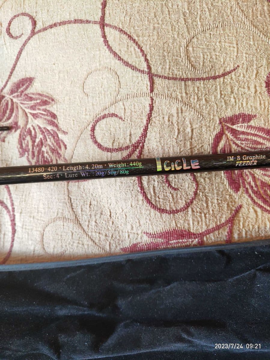 Фідерне вудилище Icycle IM-8 Graphite 4,2 м, Київ, Київ обл. — фото 3 з 5