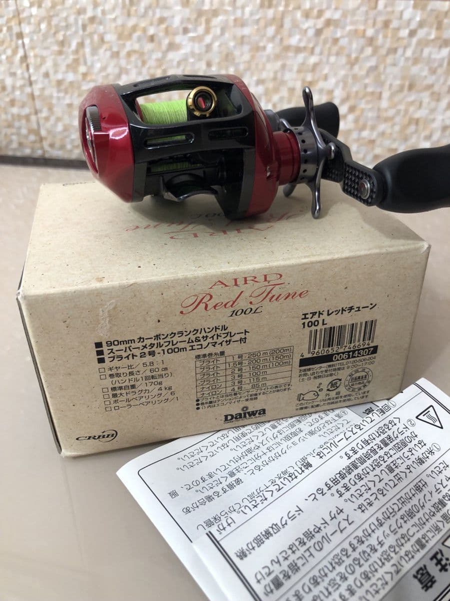 Мультиплікаторна котушка Daiwa AIRD Red Tune 100L, Харків, Харківська обл. — фото 4 з 5