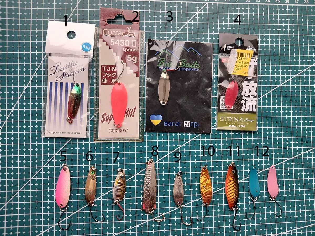 Блешні на головня Shimotsuke, Coatac, Buk Baits, Вінниця, Вінницька обл.