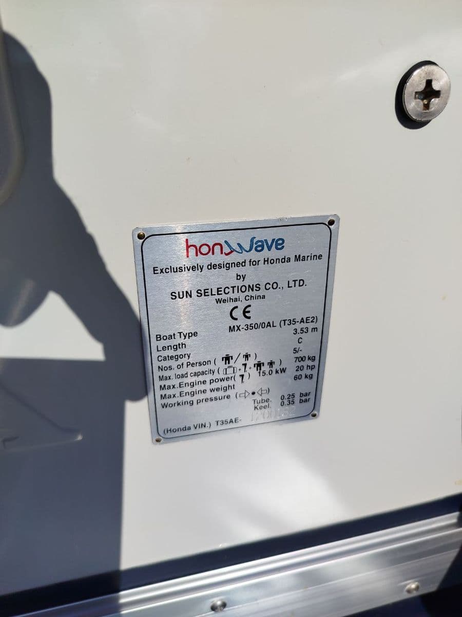 Надувний човен Honda 3,5 м, Миколаїв, Миколаївська обл. — фото 5 з 5