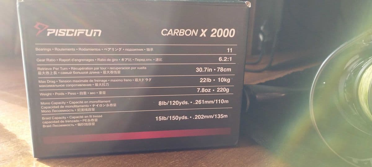 Котушка Piscifun Carbon X 2000, Олевськ, Житомирська обл. — фото 3 з 3