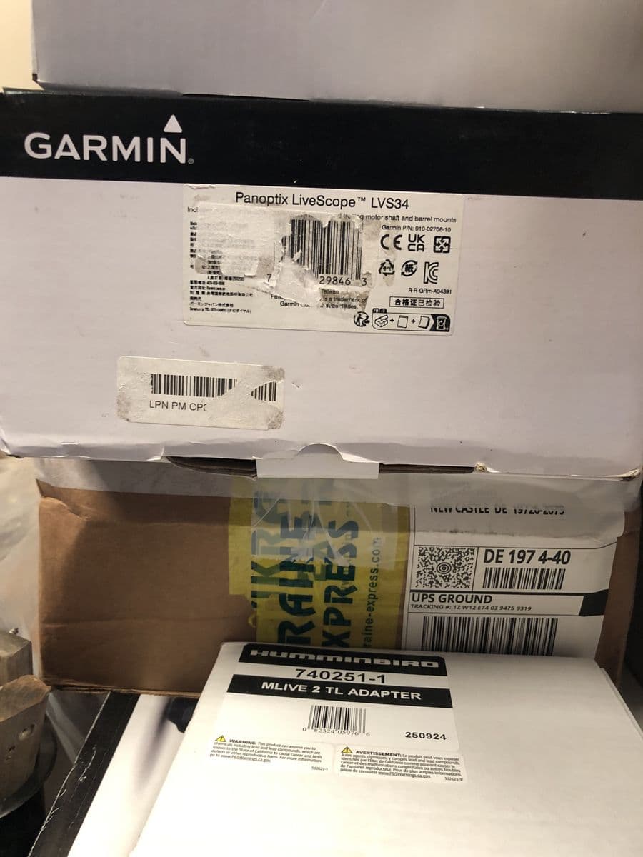 Ехолот Garmin Panoptix LVS 34 з GLS 10, Бориспіль, Київська обл.