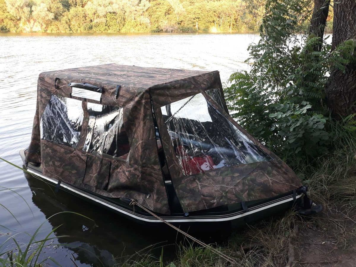 Надувний човен з палаткою, 3.7 м, Бровари, Київська обл.