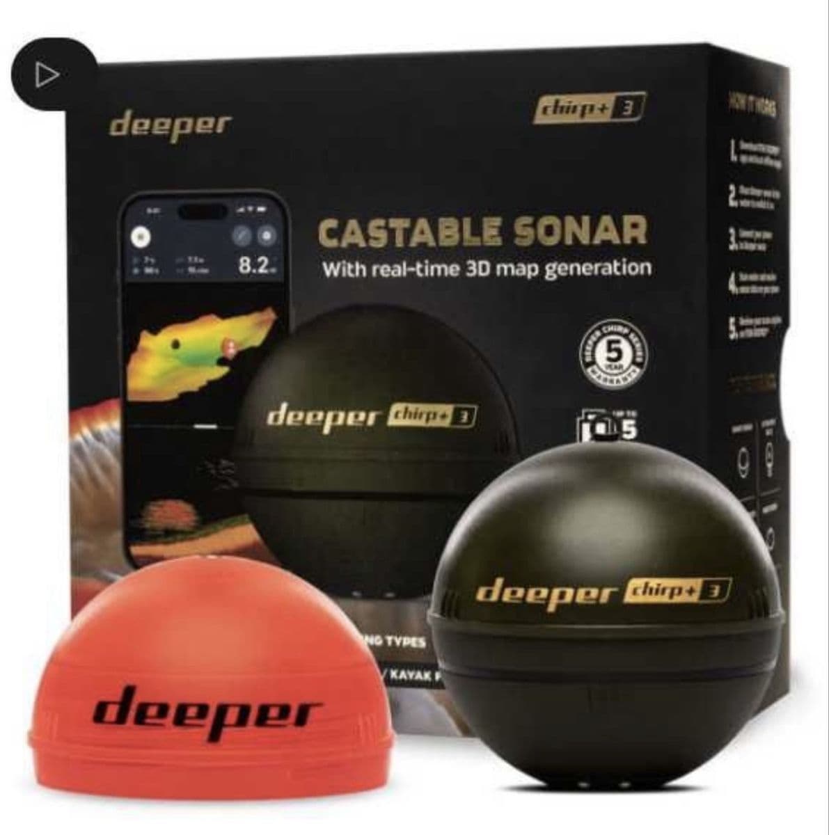 Ехолот Deeper Chirp+ 3, Прилуки, Чернігівська обл.