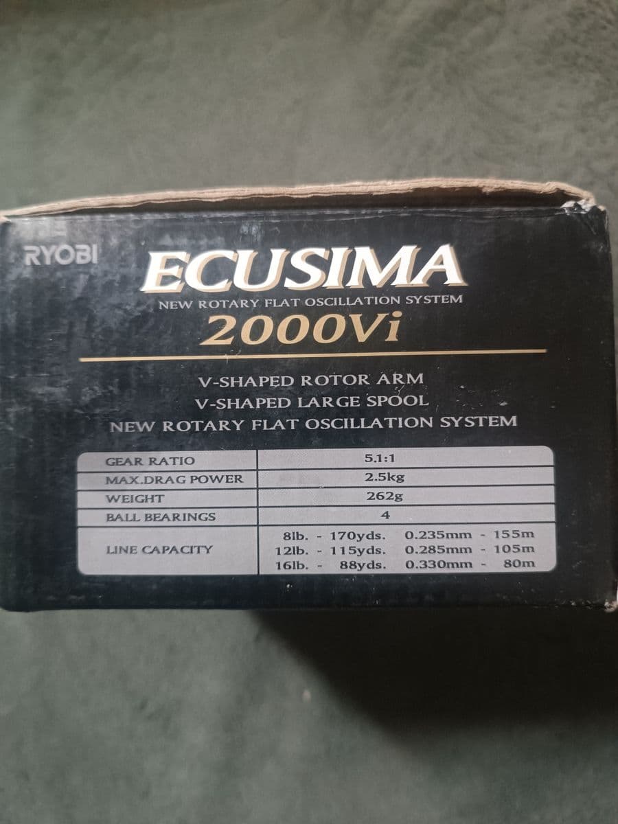 Спінінгова котушка Ryobi Ecusima 2000Vi, Новий Буг, Миколаївська обл. — фото 4 з 4