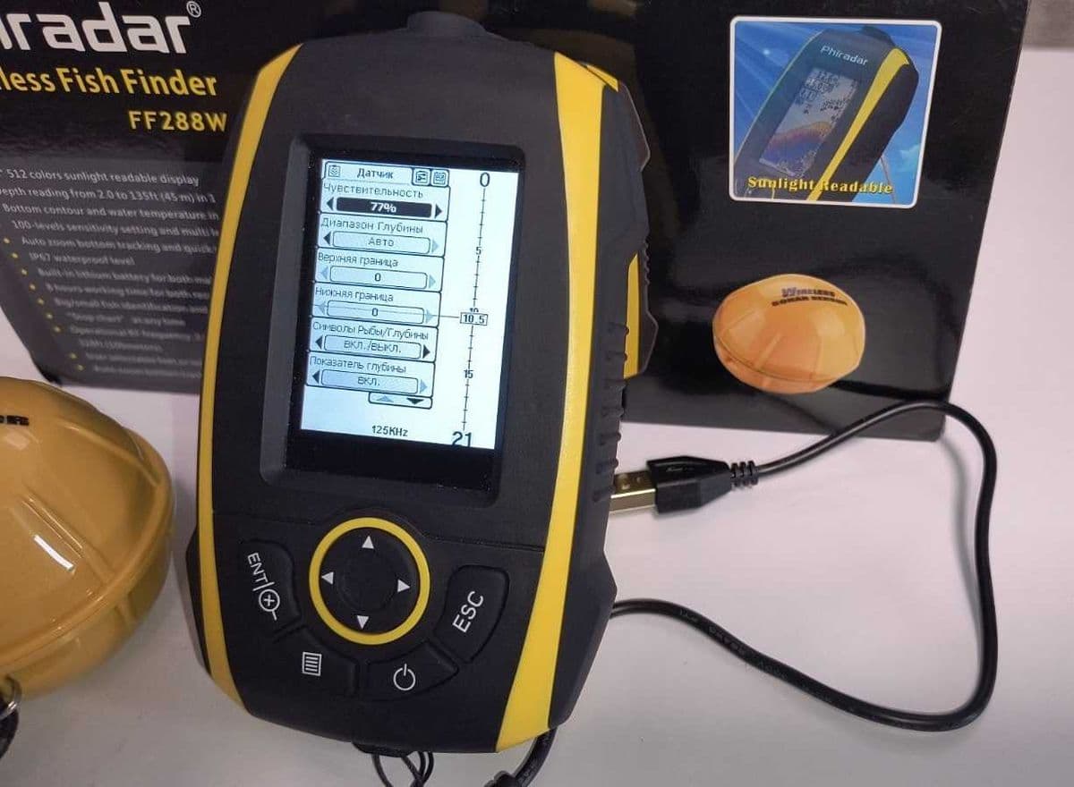 Ехолот Phiradar FF288W, Горішні Плавні, Полтавська обл. — фото 3 з 3