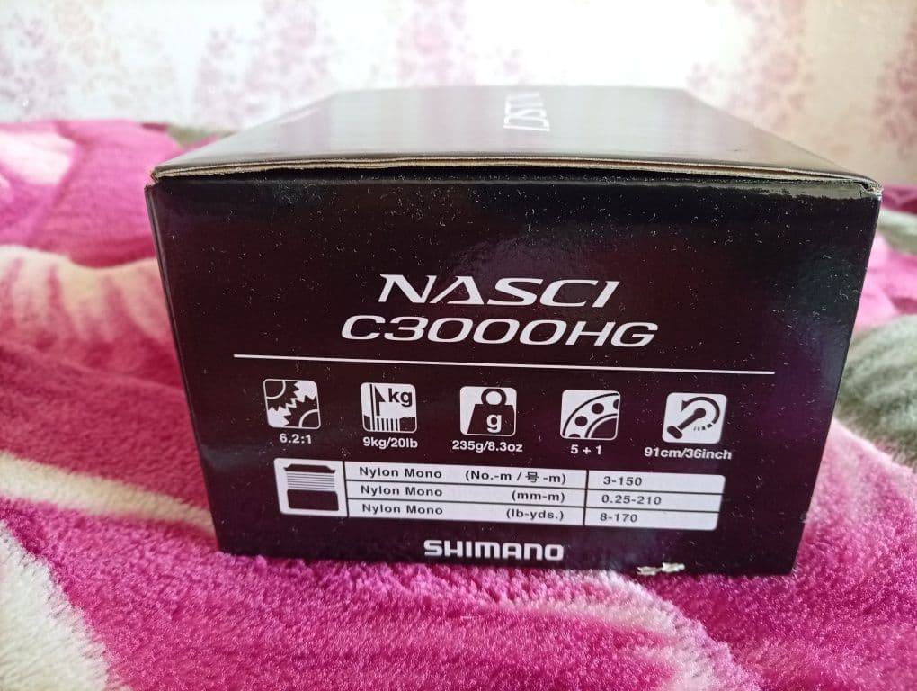 Котушка Shimano Nasci C3000HG, Канів, Черкаська обл. — фото 4 з 5