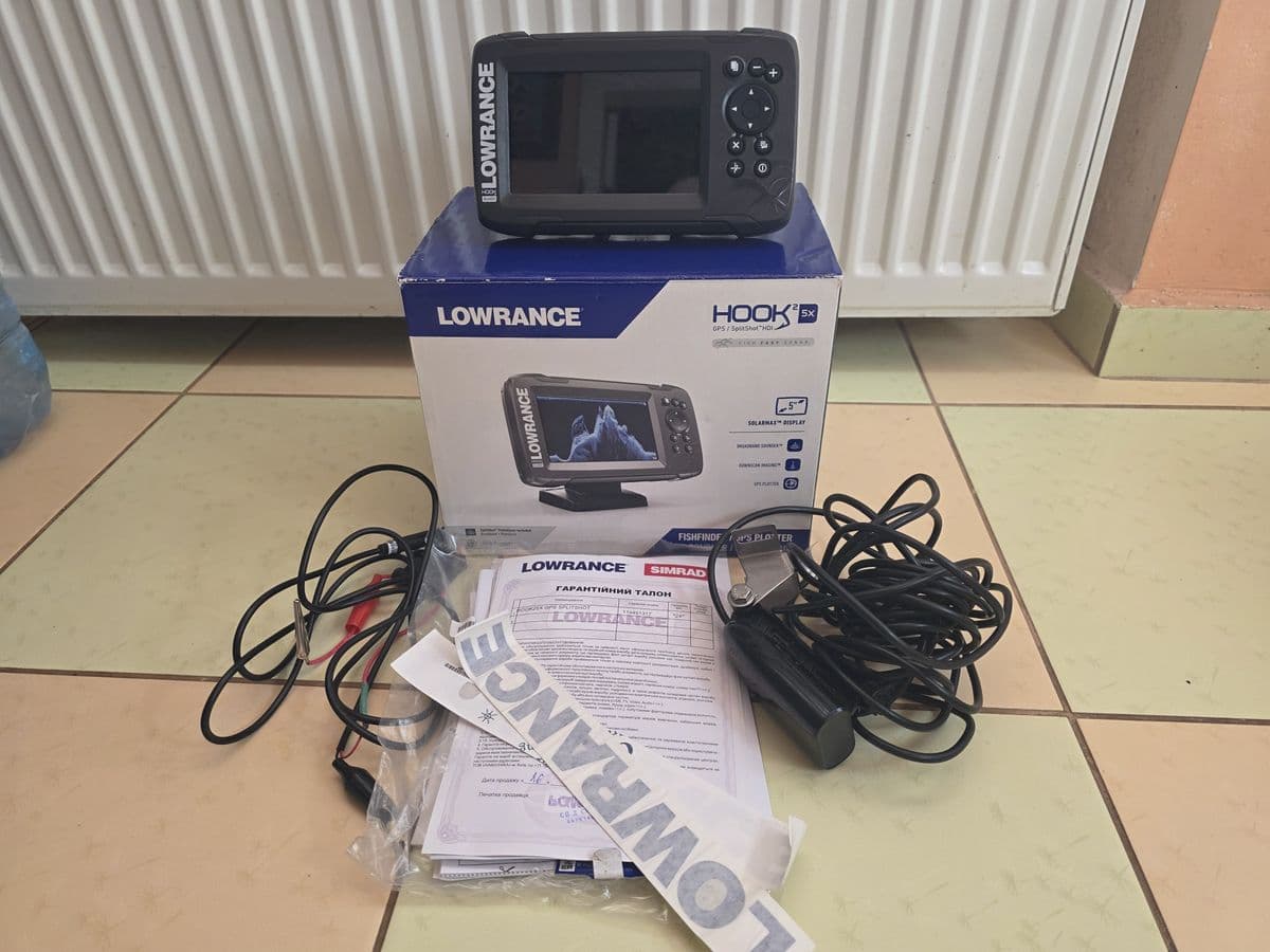 Ехолот Lowrance Hook2-5X GPS SplitShot, Мукачево, Закарпатська обл.