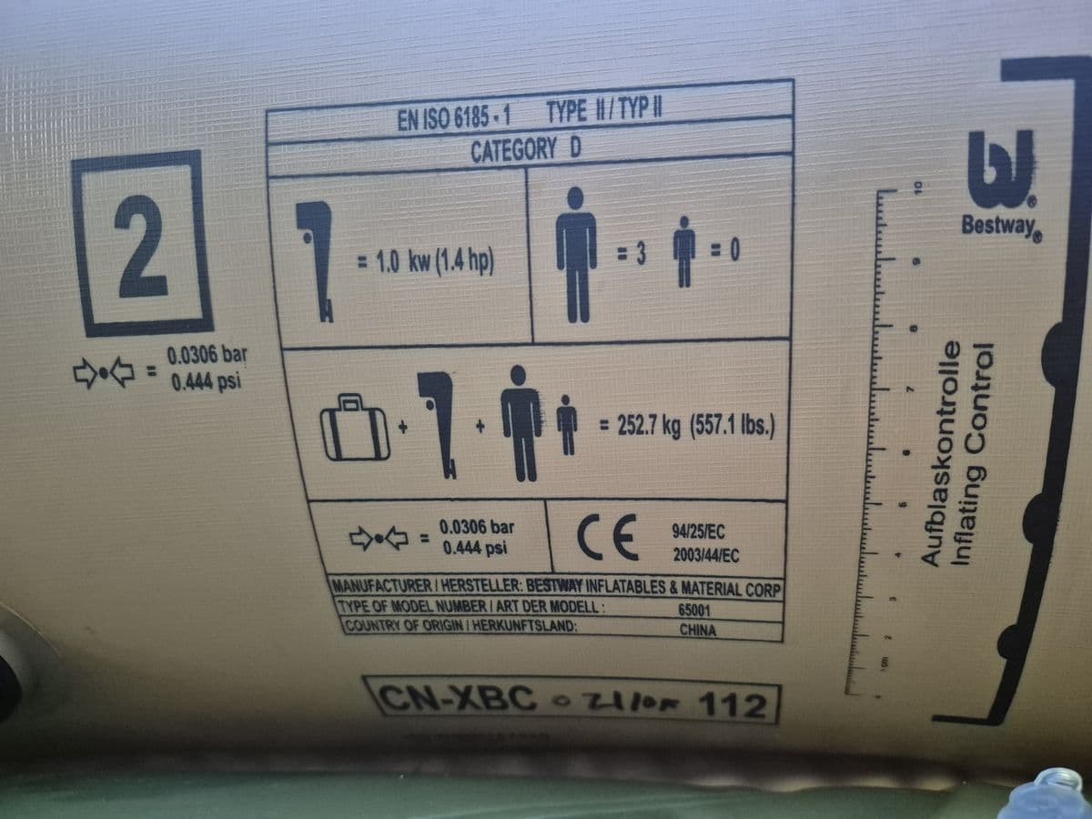 Надувний човен Bestway Voyager 500, Новий Калинів, Львівська обл. — фото 5 з 5