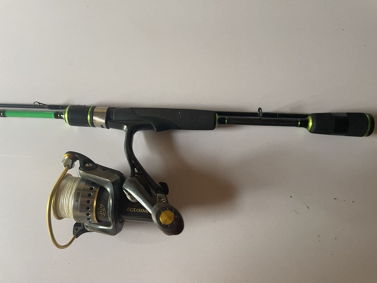 Спінінг RiverTramp Green Kolibri з котушкою Ryobi Ecusima, Бахмач, Чернігівська обл.