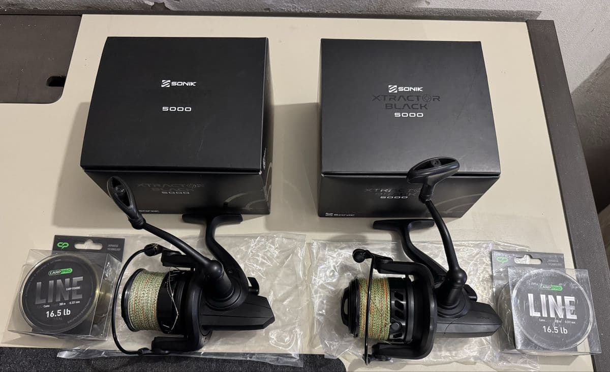 Коропові котушки Sonik Xtractor Black 5000, Луцьк, Волинська обл. — фото 3 з 5