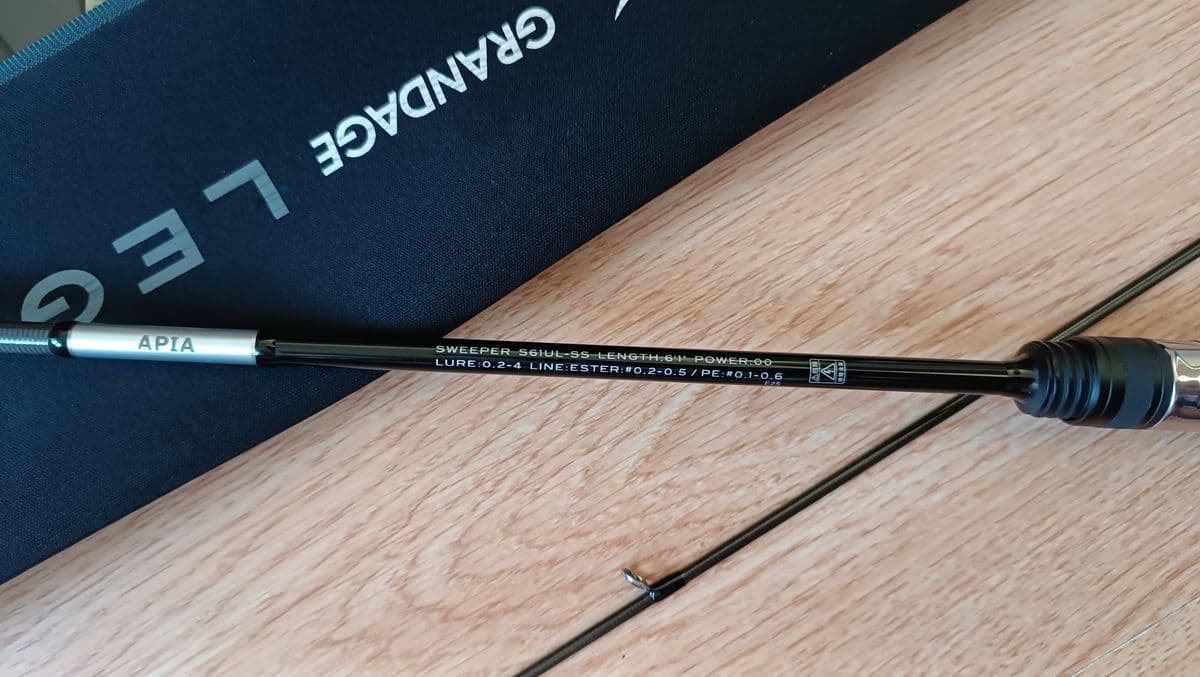 Спінінг Apia Grandage Legacy Sweeper S61UL-SS, Івано-Франківськ, Івано-Франківська обл. — фото 5 з 5