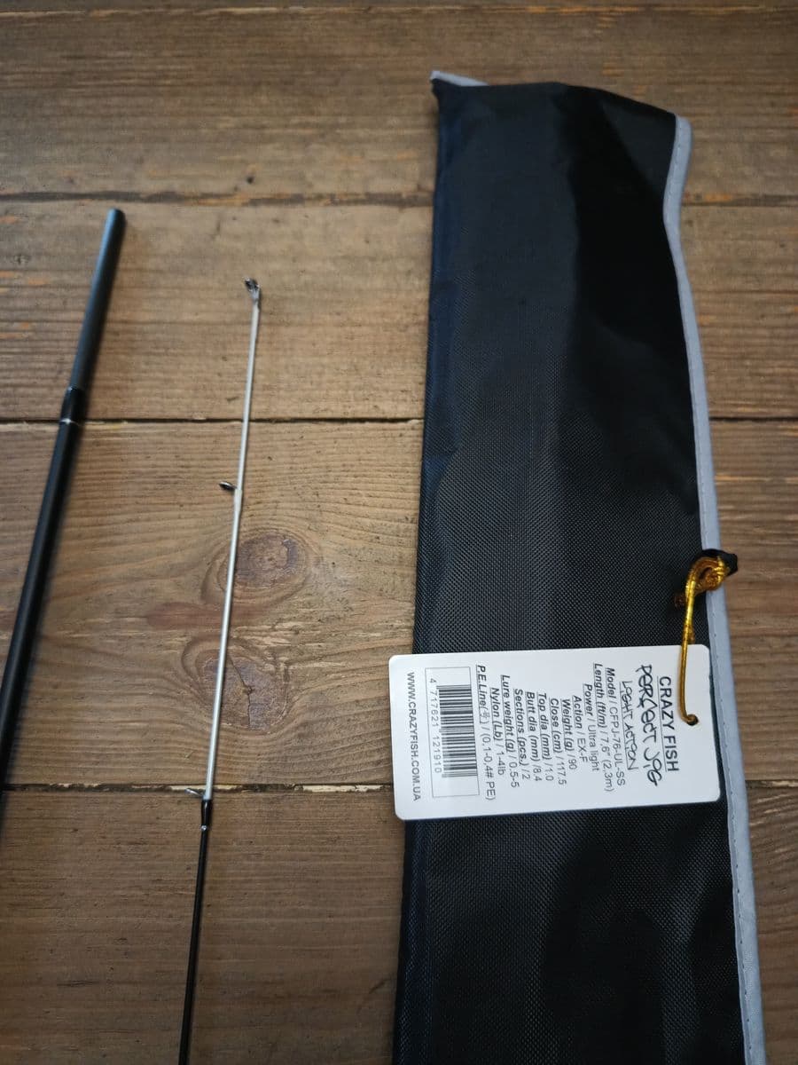 Спінінг Crazy Fish Perfect Jig CFPJ-76-UL-SS 0.5-5g, Рівне, Рівненська обл. — фото 3 з 3