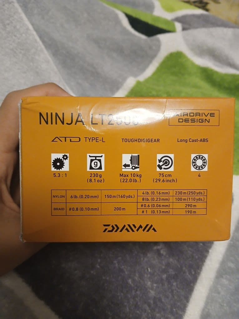 Спінінгова котушка Daiwa Ninja 2500, Ковель, Волинська обл. — фото 3 з 5