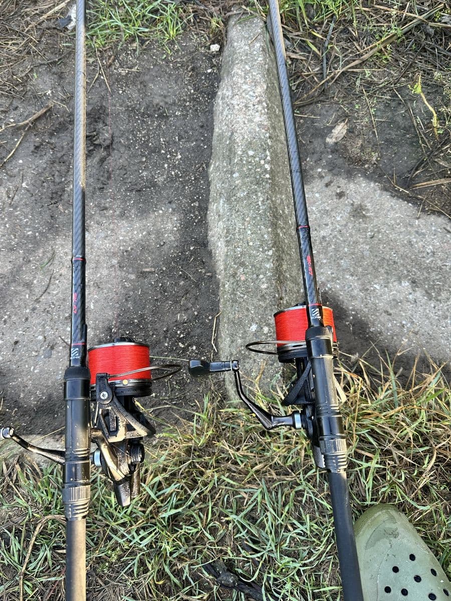 Комплект коропових вудилищ Sonik SK47 з котушками Brain, Shimano, Тернопіль, Тернопільська обл. — фото 3 з 5
