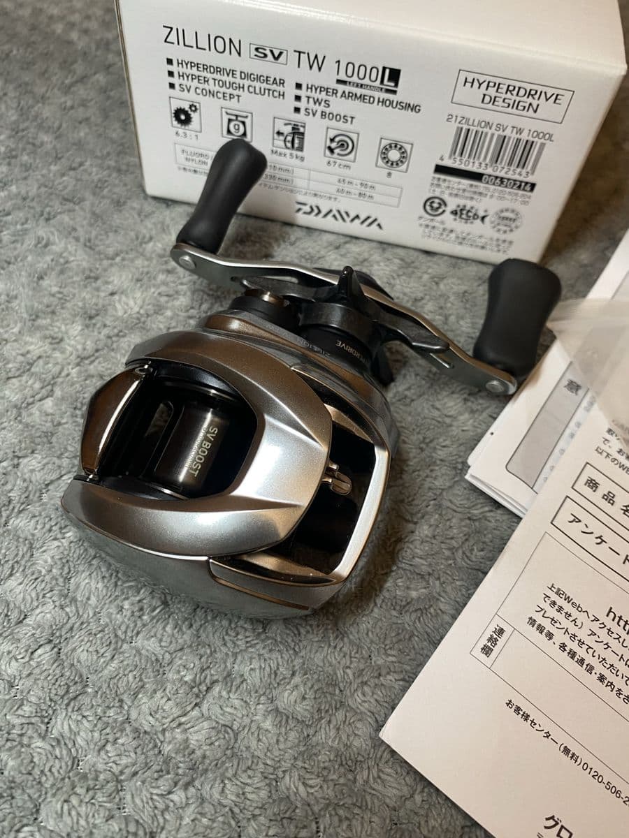 Котушка Daiwa 21 Zillion SV TW 1000L, Івано-Франківськ, Івано-Франківська обл. — фото 4 з 5