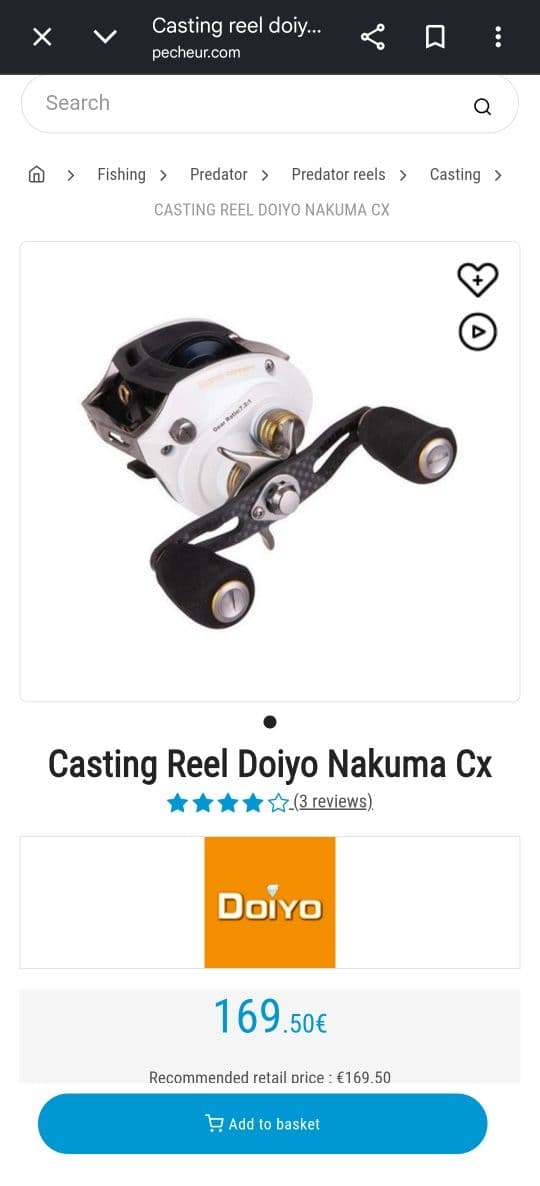 Мультиплікаторна котушка Doiyo Concept Nakuma CX, Київ, Київ обл. — фото 4 з 4