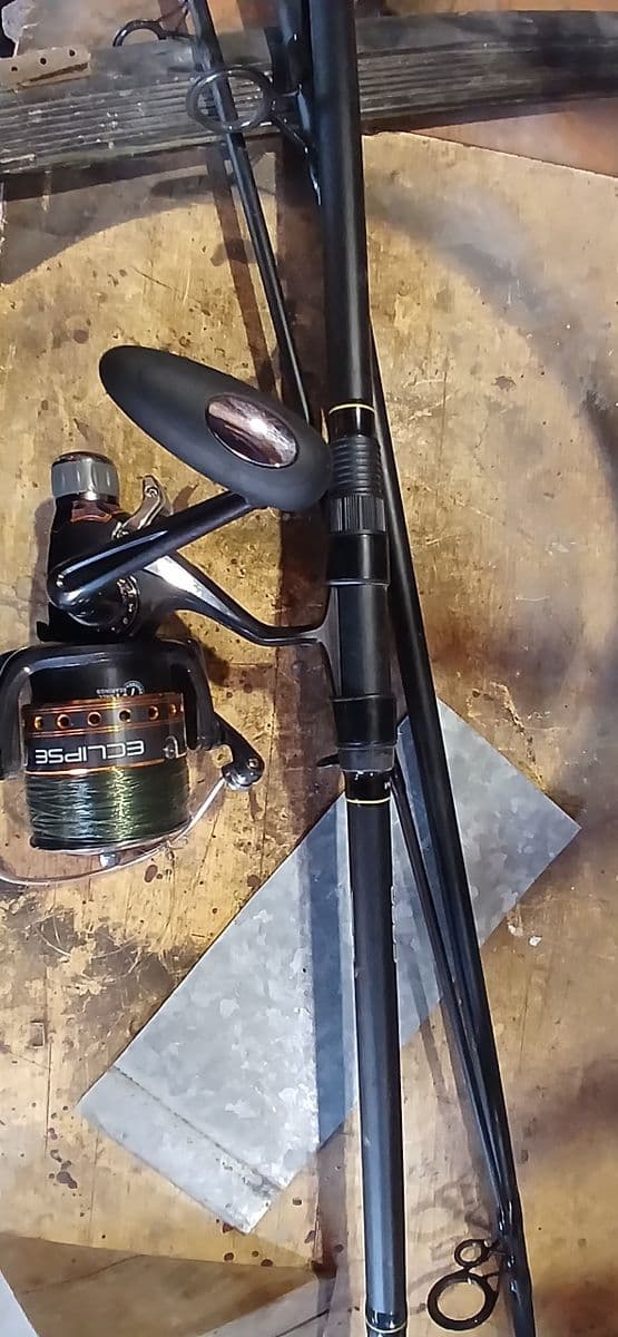 Спінінг Flagman Black Carp 3.30 м з котушкою Eclipse 6000 та волосінню, Слобода-Шаргородська, Вінницька обл. — фото 4 з 4