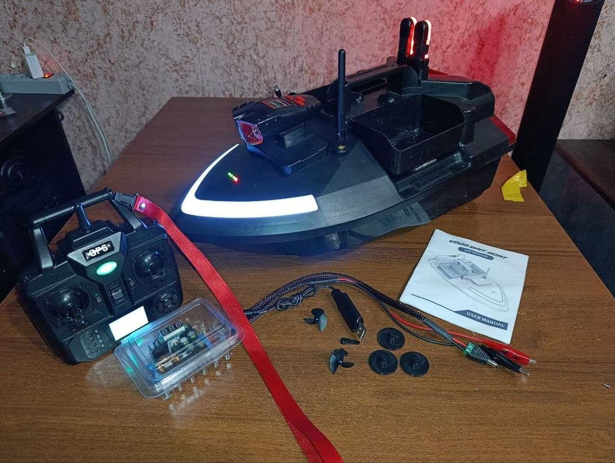 Кораблик прикормочний Flytec V020 GPS, 40 точок, Харків, Харківська обл.