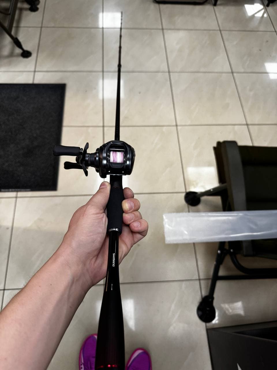 Комплект Shimano Zodias 166M-2 і Daiwa Tatula Elite 100 HL — фото 2 з 5