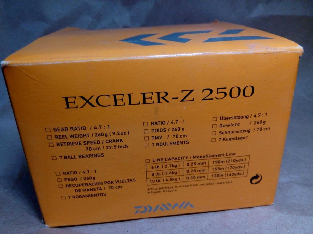 Котушка Daiwa Exceler-Z 2500, Чернівці, Чернівецька обл. — фото 3 з 4