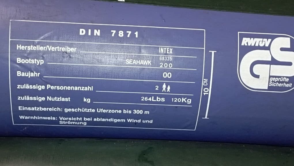 Надувний двомісний човен, Стара Гута, Сумська обл. — фото 4 з 5