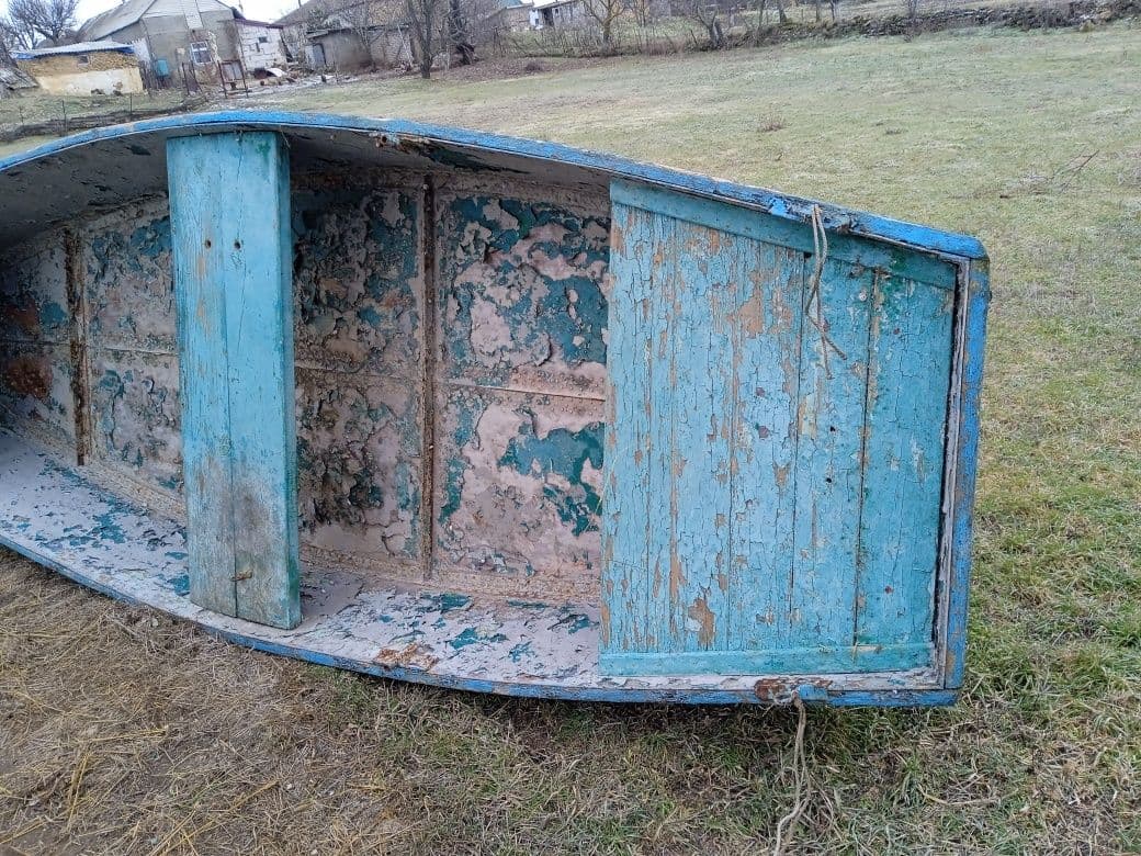 Саморобний алюмінієвий човен з веслами, Снігурівка, Миколаївська обл. — фото 3 з 5