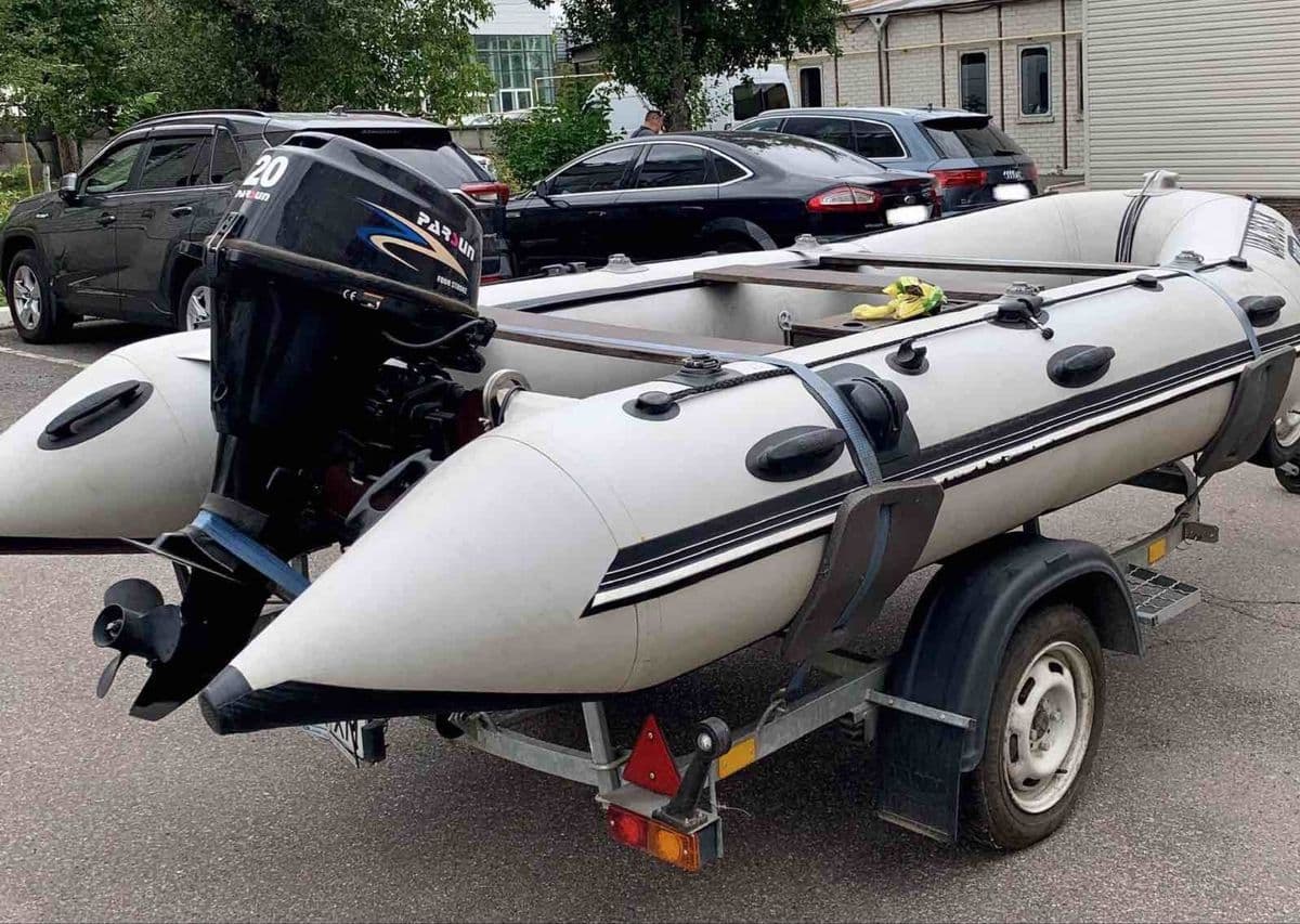Комплект човен Bark BT-420S з мотором і причепом, Черкаси, Черкаська обл. — фото 2 з 4