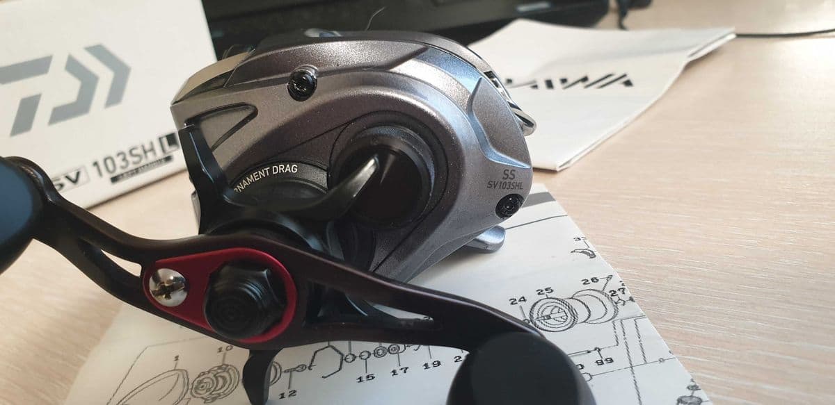 Мультиплікаторна котушка Daiwa SS SV 103H, Кропивницький, Кіровоградська обл. — фото 3 з 5