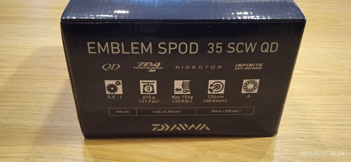Котушка Daiwa Emblem Spod 35 SCW QD, Полтава, Полтавська обл. — фото 3 з 5