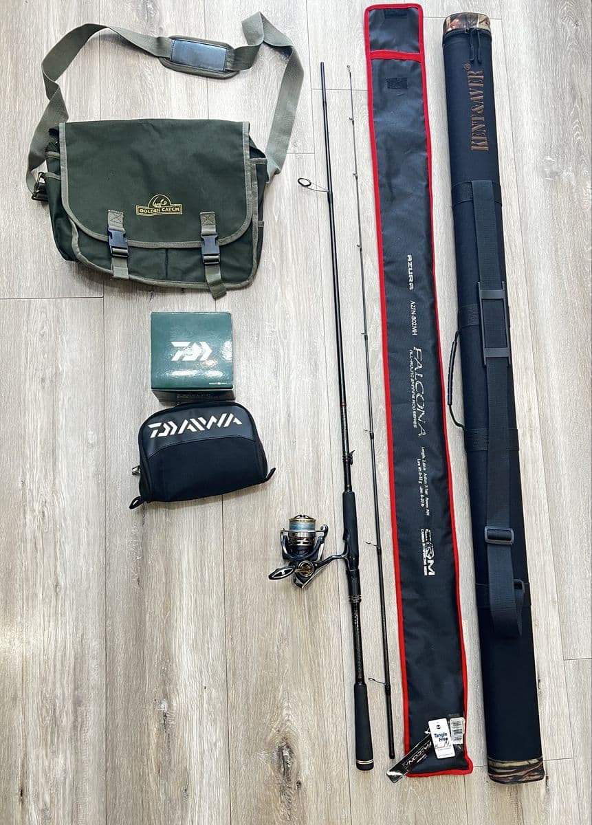 Комплект спінінг Azura Falcon + котушка Daiwa Excseler LT 3000-C, Луцьк, Волинська обл.