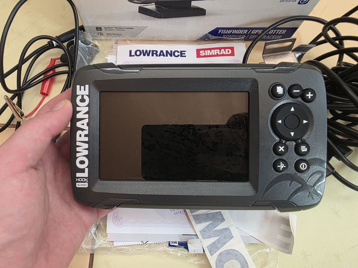 Ехолот Lowrance Hook2-5X GPS SplitShot, Мукачево, Закарпатська обл. — фото 2 з 4