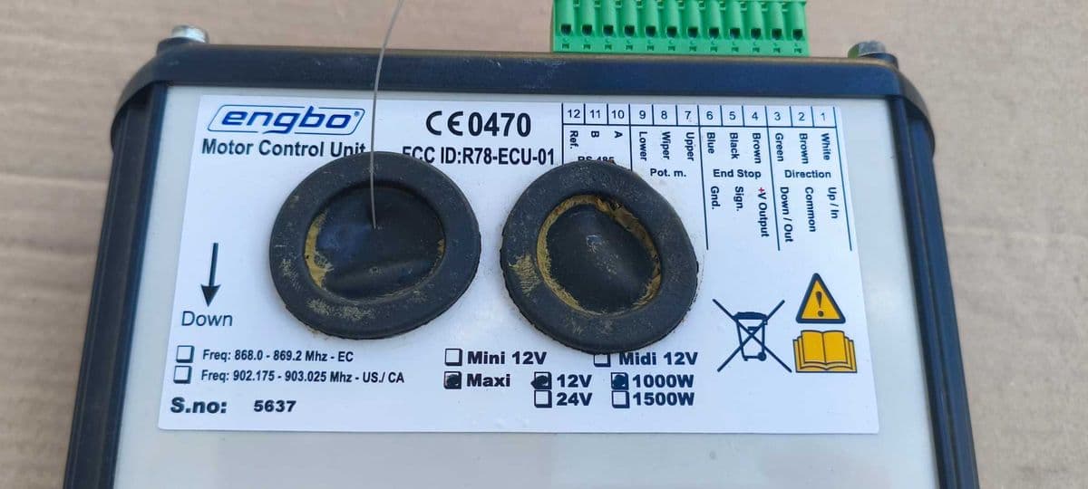 Блок керування лебідкою Engbo ECU-01, Косів, Івано-Франківська обл. — фото 4 з 5