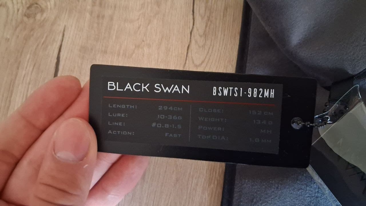 Спінінгове вудилище Black Swan 2,9м 10-36г — фото 3 з 5