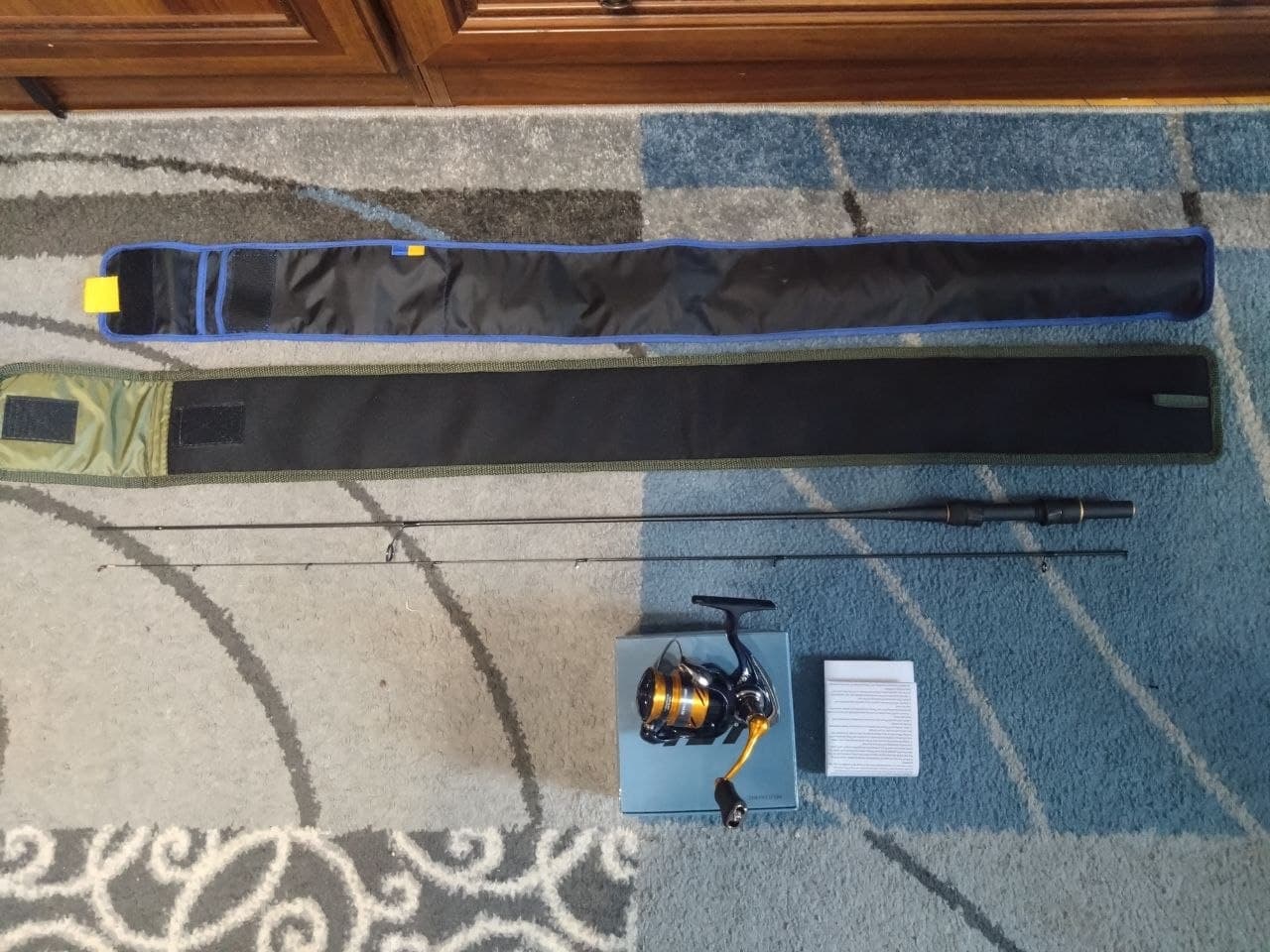 Комплект: спінінг Crazy Fish Nano Zero Hit + котушка Daiwa Revros LT 1000