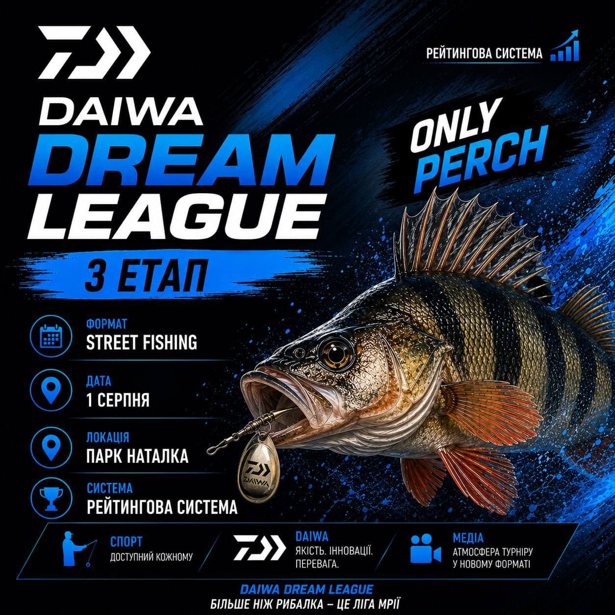 Афіша турніру «Daiwa Dream League — 3 етап»